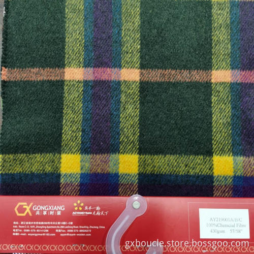 Woolen Plaid Zara design Shirt fabric